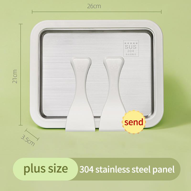 Domácí výrobník rolované zmrzliny Malý dětský domácí jogurtový pudink Nerezová pánev na smaženou ledovou zmrzlinu Stroj na smaženou ledovou zmrzlinu