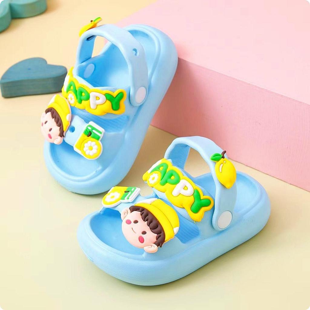 Sandali Estivi per Bambini Ragazzi Ragazze Cartoni Animati Pantofole da Bambino Piatte Estive Scarpe per Bambini Cartoni Animati Sandali a Punta Aperta