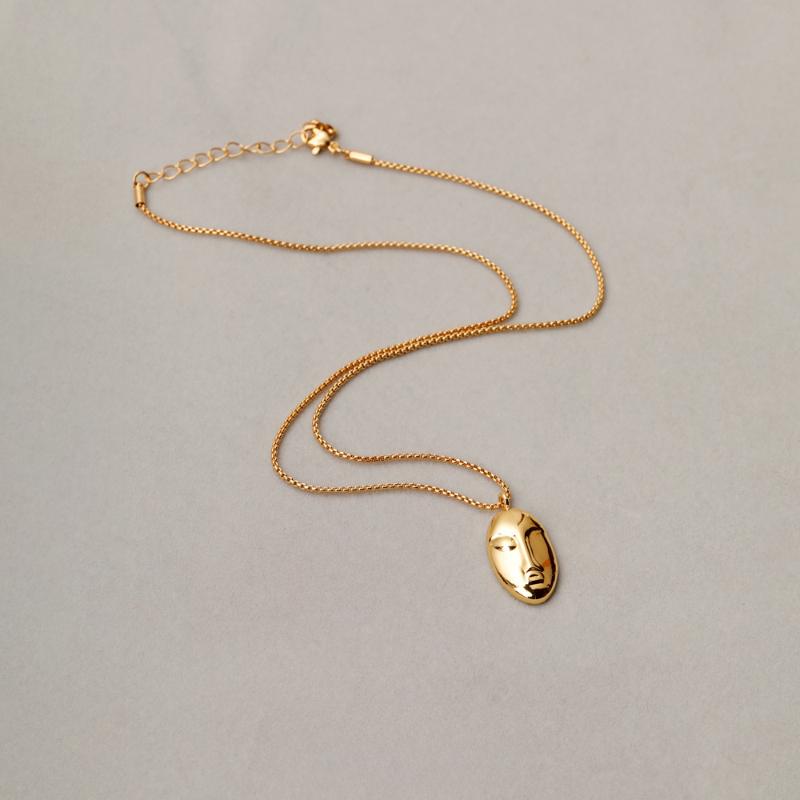 

Геометрическое колье Mihmily с каплями воды, индивидуальность, простота, легкая роскошь, ниша золотой