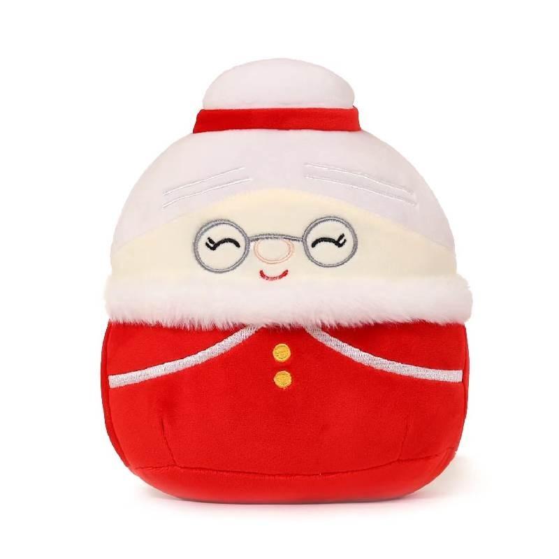 Cute 20cm Christmas Santa Claus Christmas Tree Plush Toy Soft Stuffed Doll Wholesale