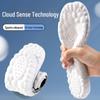 3D Cloud stélka: Antibakteriální, Prodyšné, Absorbující pot, Vysoce elastické boty tlumící nárazy pro badminton a běžné nošení.