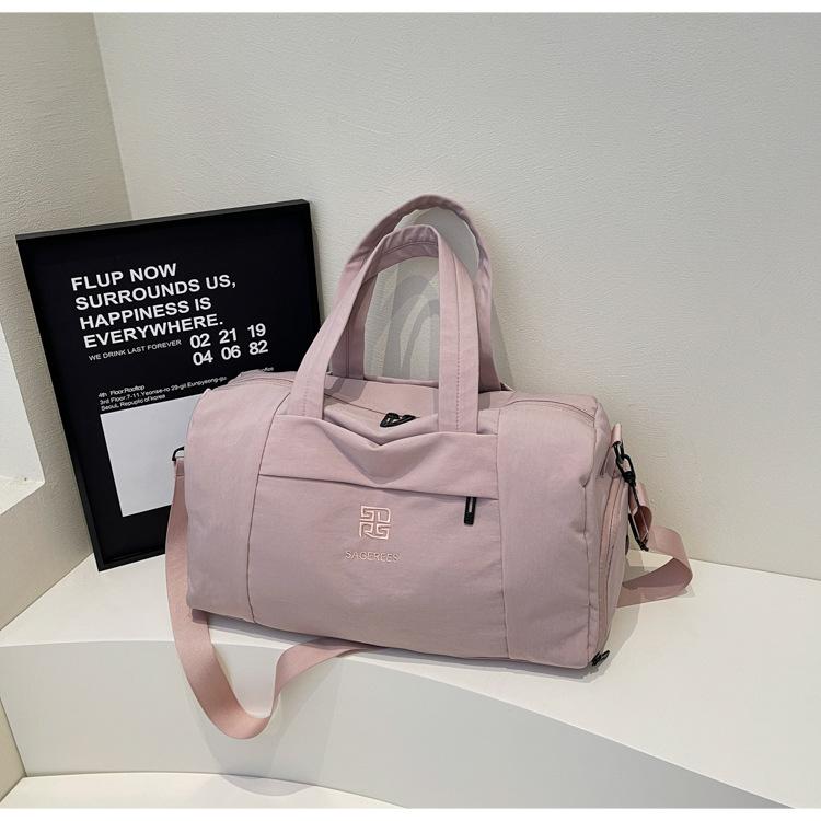 Large Capacity Travel Bag Light Handbag 2025 New Business Travel Portable Sports Fitness Luggage Simple Handbag