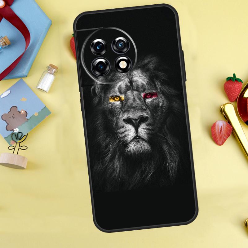 Lion Animal Case For OnePlus Nord 5 CE 2 3 4 Lite N20 N30 OnePlus 10T 12R 13R 13T 10 11 12 13 15 Cover