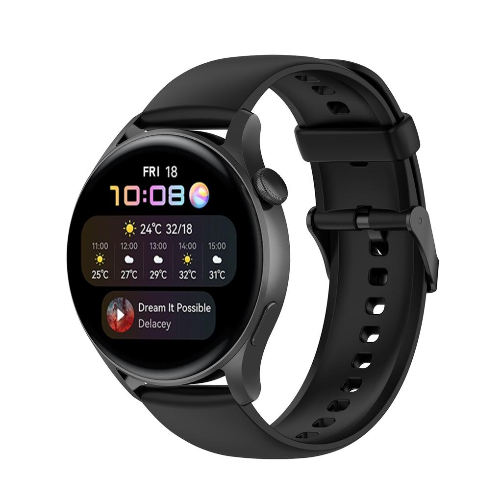 For Realme Watch 3/Huawei Watch 3/3 Pro Watch Band 22mm Silicone Replacement Strap