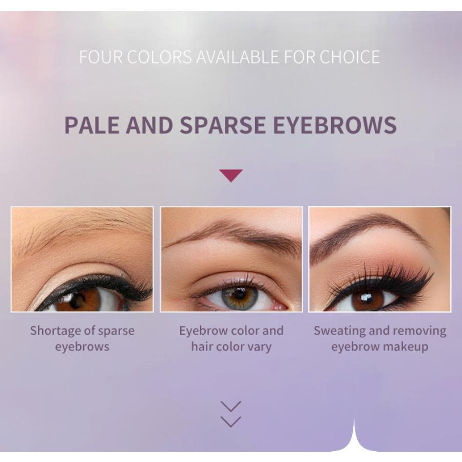 Zakřivený čtvercový štětec na barvení obočí, tužka na obočí Wild Eyebrows