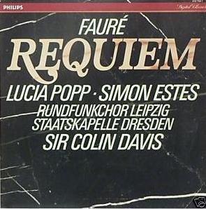 LP Record FAURE, LUCIA POPP - Requiem 4127431 PHILIPS 1985 Netherland Classical Used