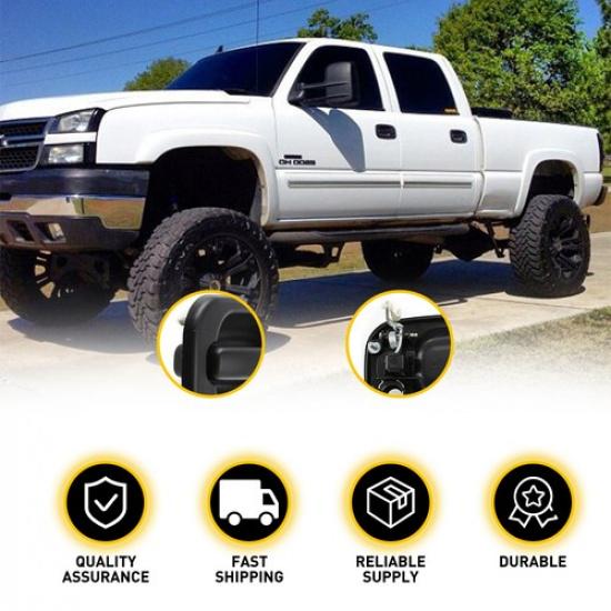 2x Front Left Right Exterior Door Handle For 2004-2006 Chevrolet Silverado 1500