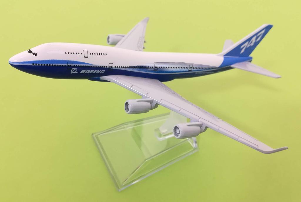 Kiumi Boeing Prototype 747 B747 Boeing Approx. 1/400 Scale Model Japan Airlines All Nippon Airways Airbus M06