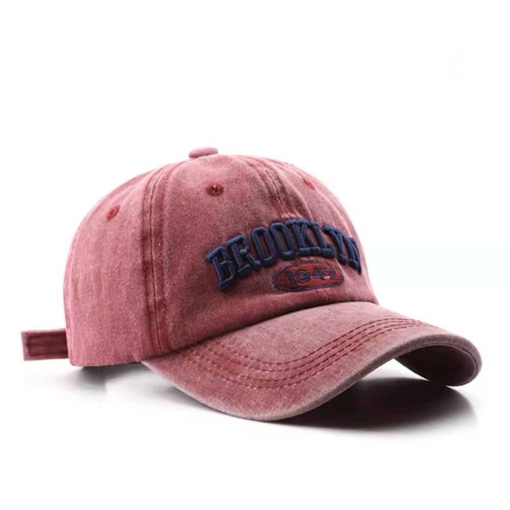 Retro Brooklyn Letters Baseball Caps Embroidery Men Women Cotton Adjustable Casual Hat Hip Hop Streetwear Sun Hats Spring Summer