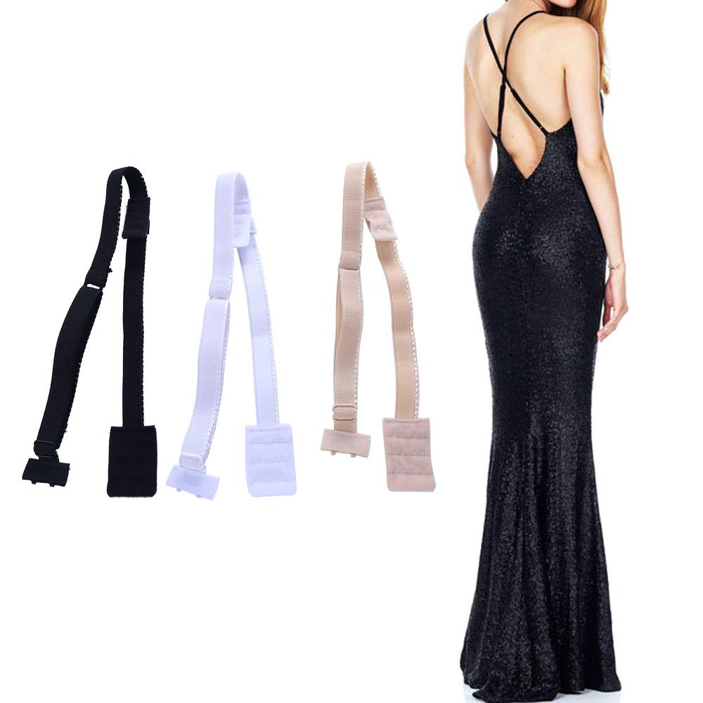 Hook Low Back Dresses Underwear Conversion Belt Bra Extension Belt Bra Strap Adapter Bra Cross Belt