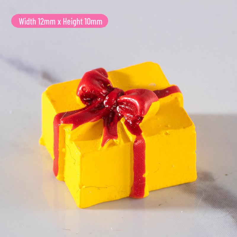 Cutie cadou de Crăciun 3D DIY: Adeziv cremă și set de decor pentru carcasă pentru telefon mobil realizat manual.