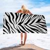 Dalmatiner Kuh Zebra Textur Badetuch Mikrofaser Weich Wasserabsorbierend Atmungsaktiv Für Mädchen Kinder Dekorative Cartoon Strandtuch