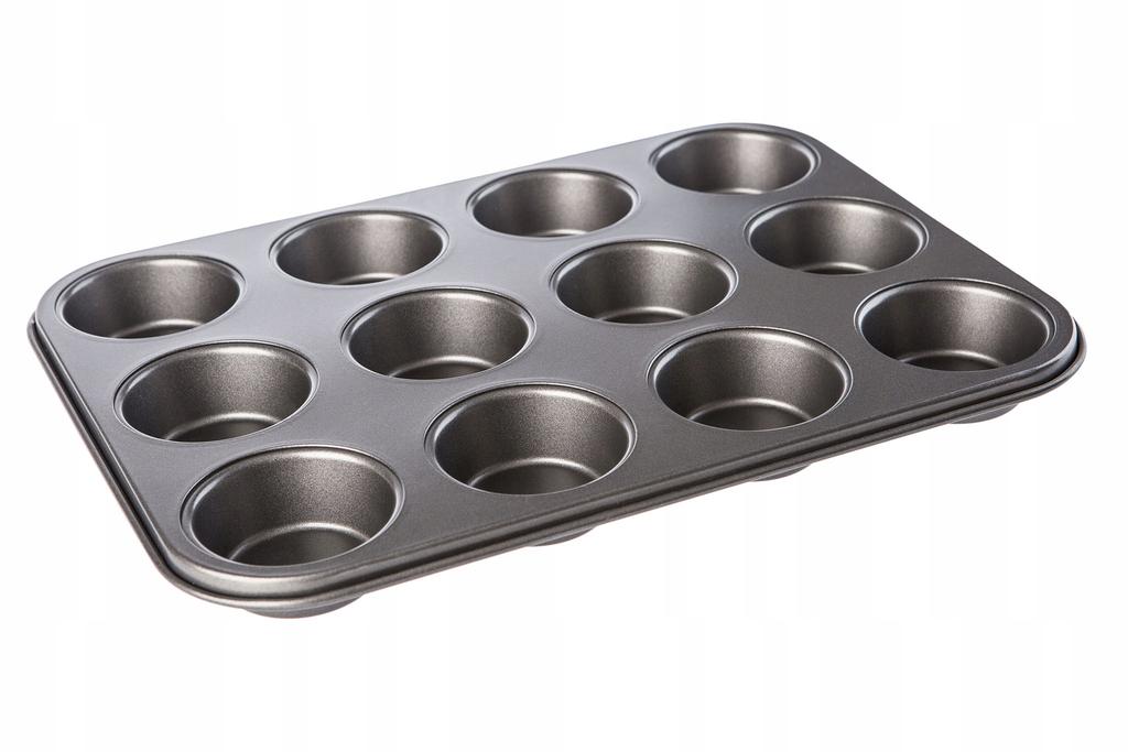 KADAX Cupcake Muffin Mold 12pcs Baking Sheet Steel Mold