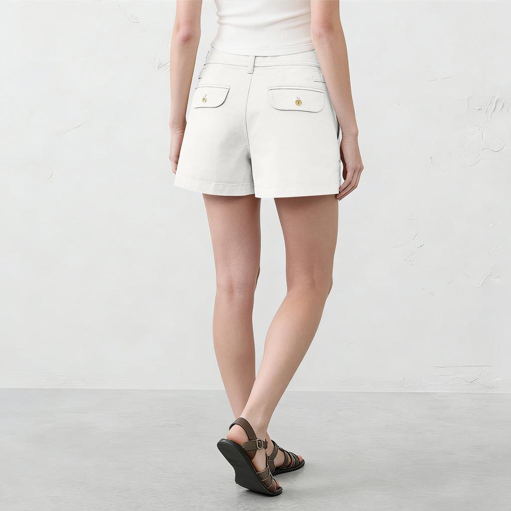 Damen-Shorts mit Taschen, Freizeit-Shorts