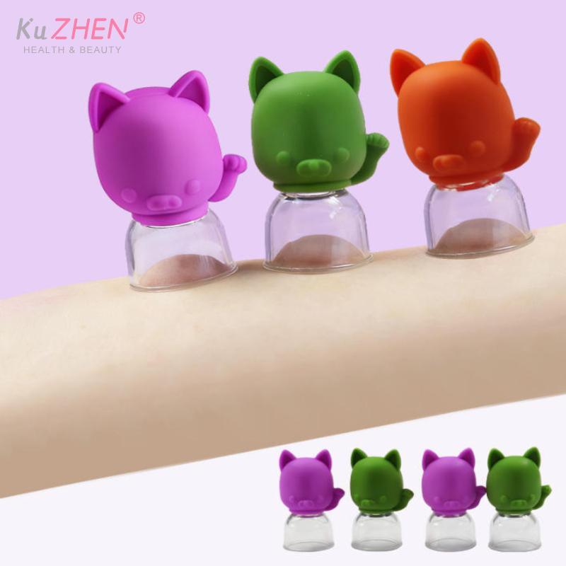 1/3Pc Silicone Cupping Massage Cup Massage Vacuum Suction Cupping Cups For Facial Skin Lifting Body Leg Arm Back Shoulder Muscle