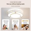 Creative Moon & Heart Dimmable Ceiling Lamp