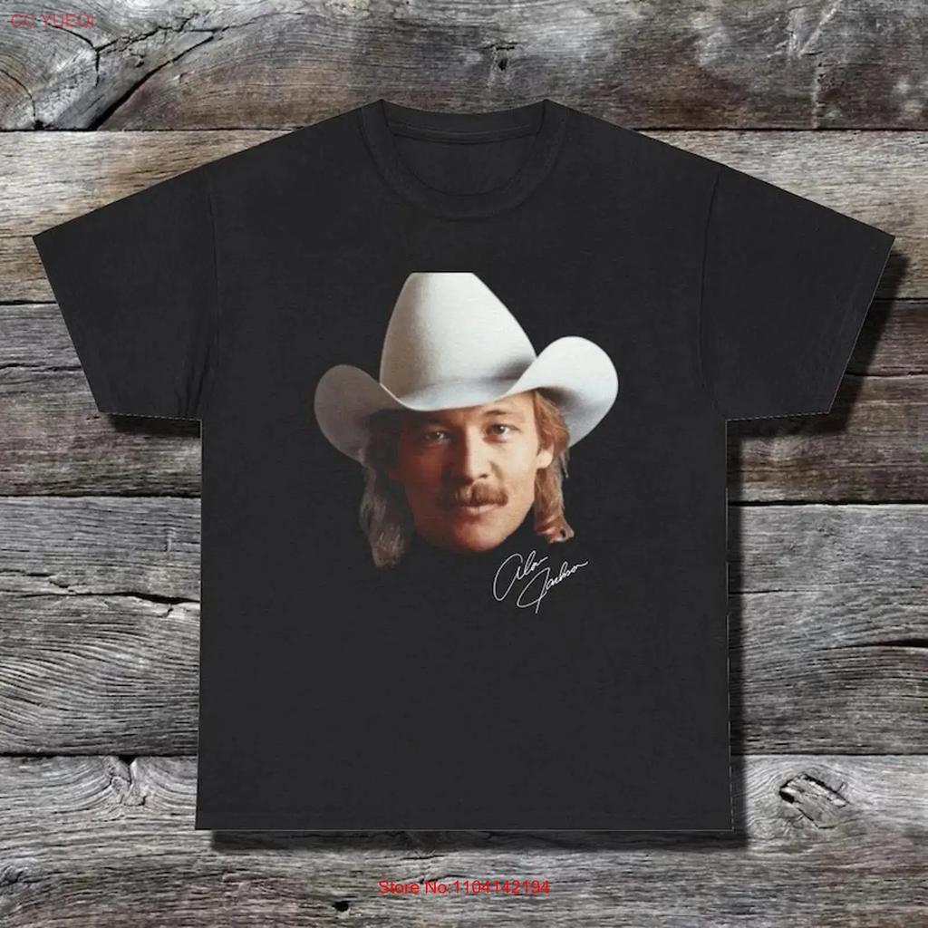 Alan Jackson Shirt Country Singer Graphic Tee Face T Vintage Washed Soft Stretched Casual Unisex Slightly Fashion Comfortable