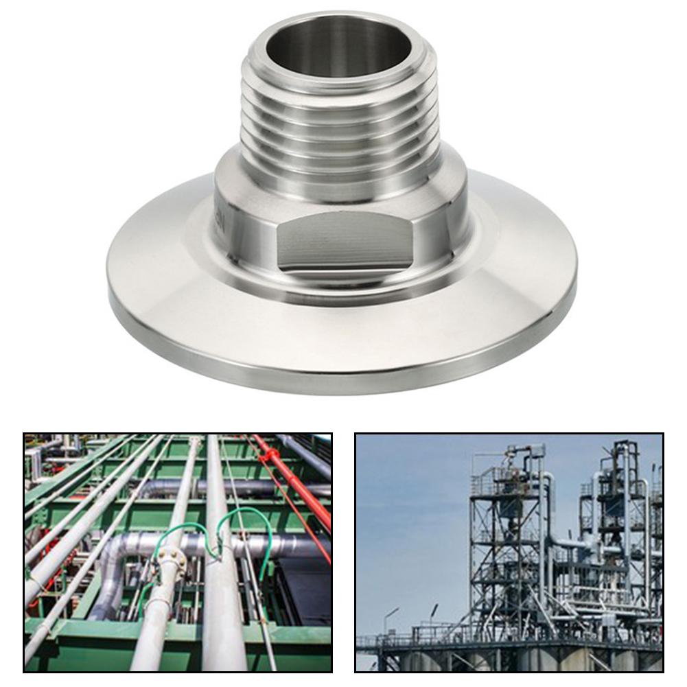 Pneumatic Connector Stainless Steel Connector Connects Pipes And Hoses High Cleanliness Pipe Fitting Heat Resistant