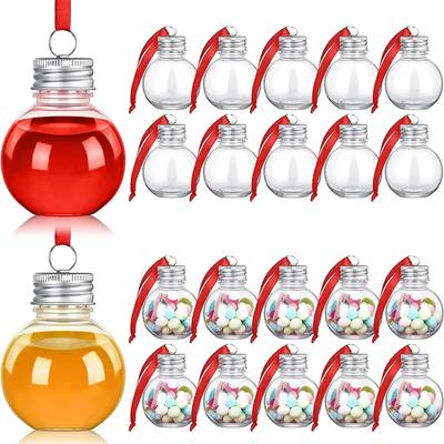 10Pcs Christmas Baubles Round Balls Xmas Tree Party Balls Ornament Christmas Balls Transparent Christmas Decorations 2025