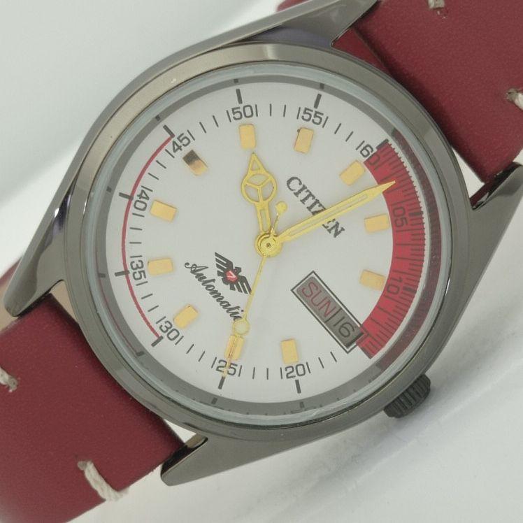 

REFURBISHED CITIZEN AUTOMATIC 8200 JAPAN MENS WHITE DIAL WATCH 010-a415188-2 Sku010-a415188