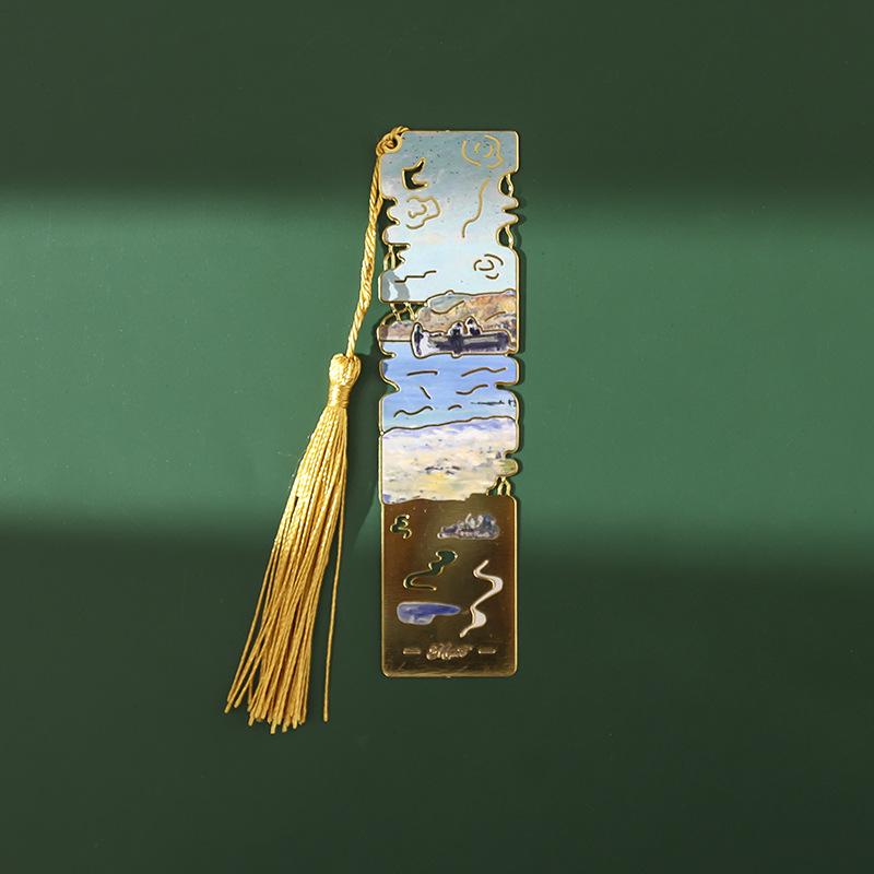 Van Gogh Ölgemälde Metall Lesezeichen - Klassischer Souvenir Clip Geschenk