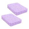 2Pcs Painting Sponge Rectangle Absorbent Sponge Set with Storage Box for Crafting Clning