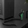Snake Ornament, 3D Printing Poseable Snake Figure with Movable Joints Flexible Postures, Dark Themed Animal Desktop Collection Ornament