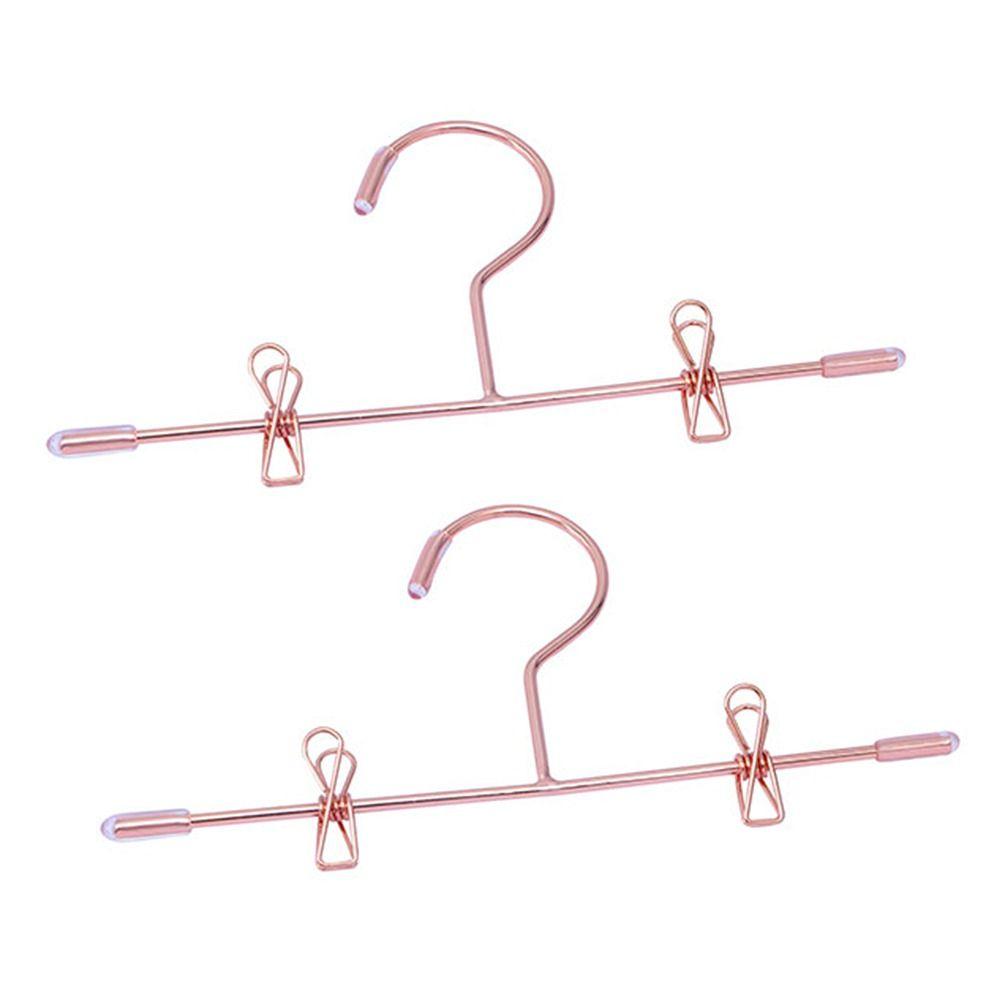 5PCS 75mm/120mm Doll Clothes Hangers Metal Mini Trouser Sock Clips Toy Miniature Hanger  Dollhouse