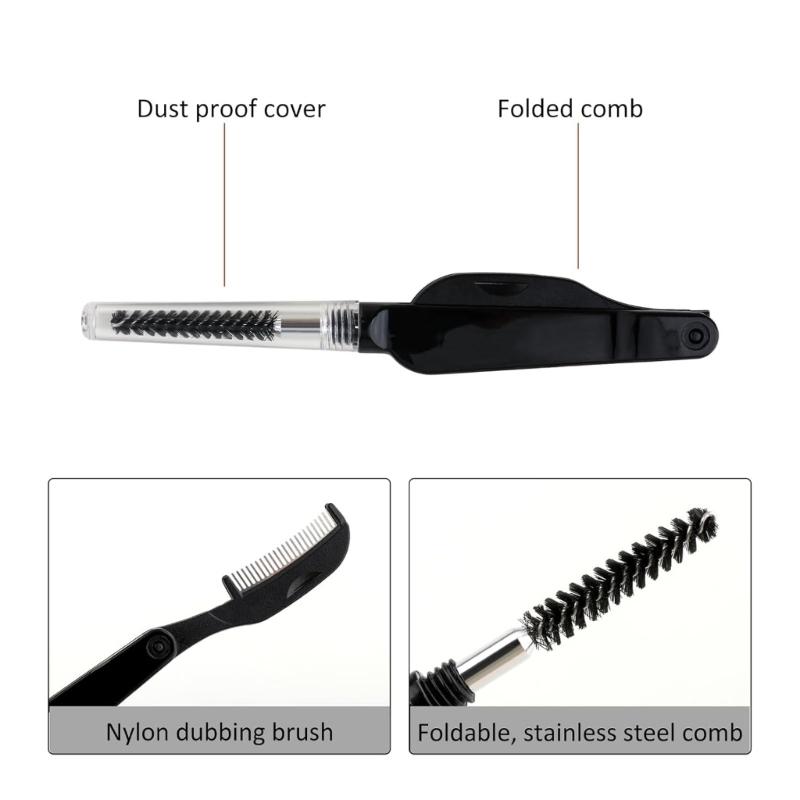 Fishing Brush Tool Collapsible Comb Brush Efficient Storage Strong For Fly Fishing Equipment Maintenance