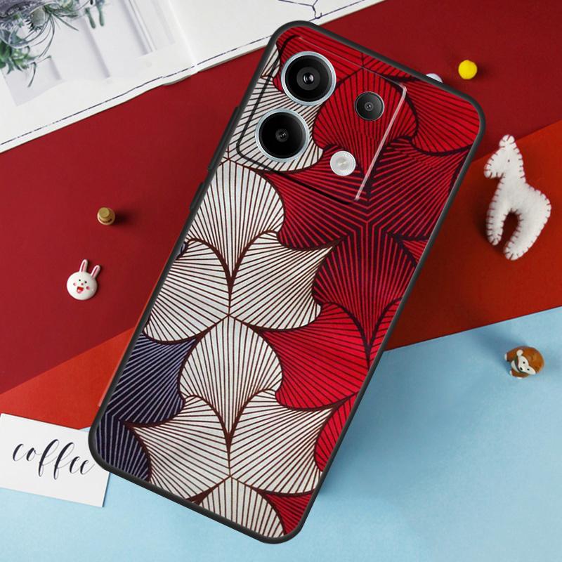 African Wax Pattern Fabric Case For Xiaomi Redmi Note 14 12 11 10 13 Pro 15 Pro Plus Redmi 15 14C 10C 12C 13C 15C Cover