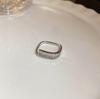 18K Gold Plated Pearl & Diamond Open Ring: High-End Fashion Jewelry for Women