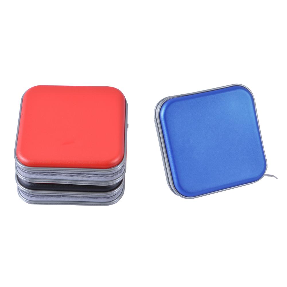 

40 шт., органайзер для хранения дисков, CD DVD, бумажник, держатель(красный)