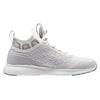 Reebok Pump Plus Round Toe Slip-On Fabric Mid-Top Running Shoes Women Running Shoes Gray White BS8567