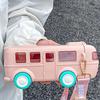 500ml Baby Bus Water Bottle with Shoulder Strap Kid's Water Bottle  School