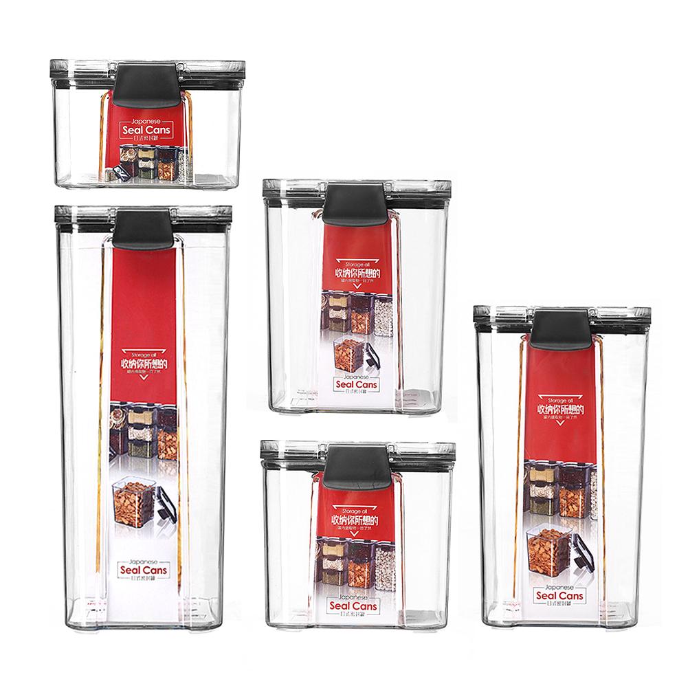 Plastic Dry Dried Food Cereal Pasta Storage Dispenser Container Box 460-1800ml Plastic Dry Dried Food Cereal Pasta Storage Dispenser Container Box 460-1800ml