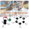STEM Chemistry Molecular Model Kit, 136 Pcs Organic Chemistry 3D Molecular Structure Set, Educational Science Kit for Kids & Students