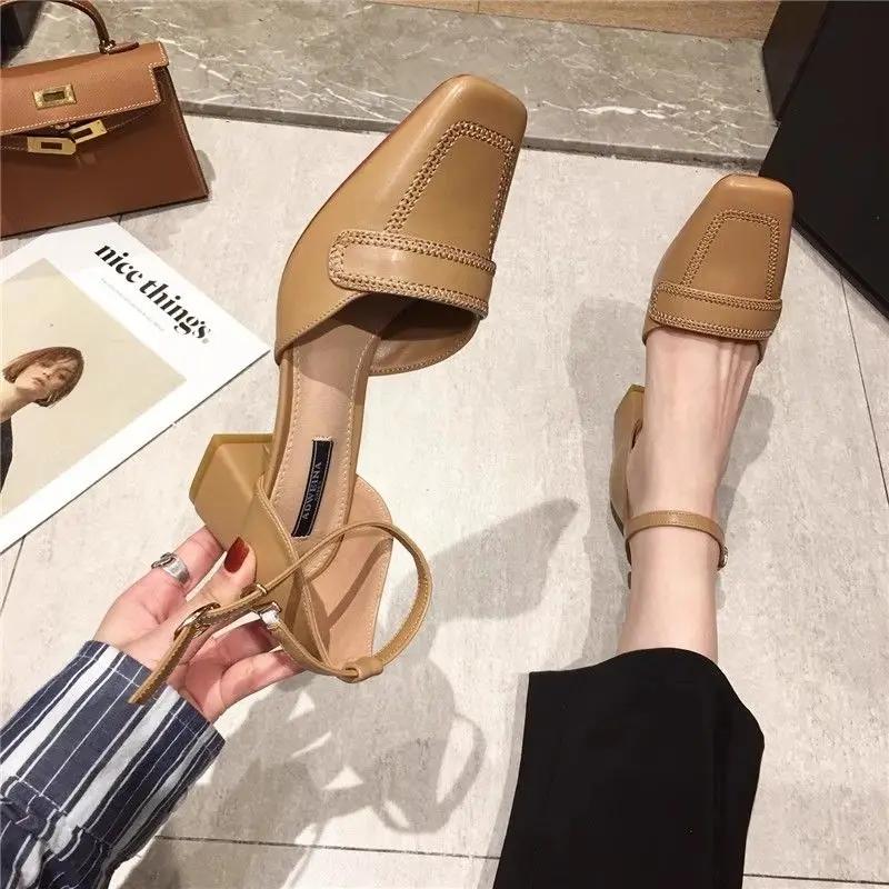 

Модные женские босоножки Туфли на высоком каблуке Женская обувь на каблуке Пряжки Оптом Навалом и по низкой цене 2024 В тренде Летние предложения в продаже 40