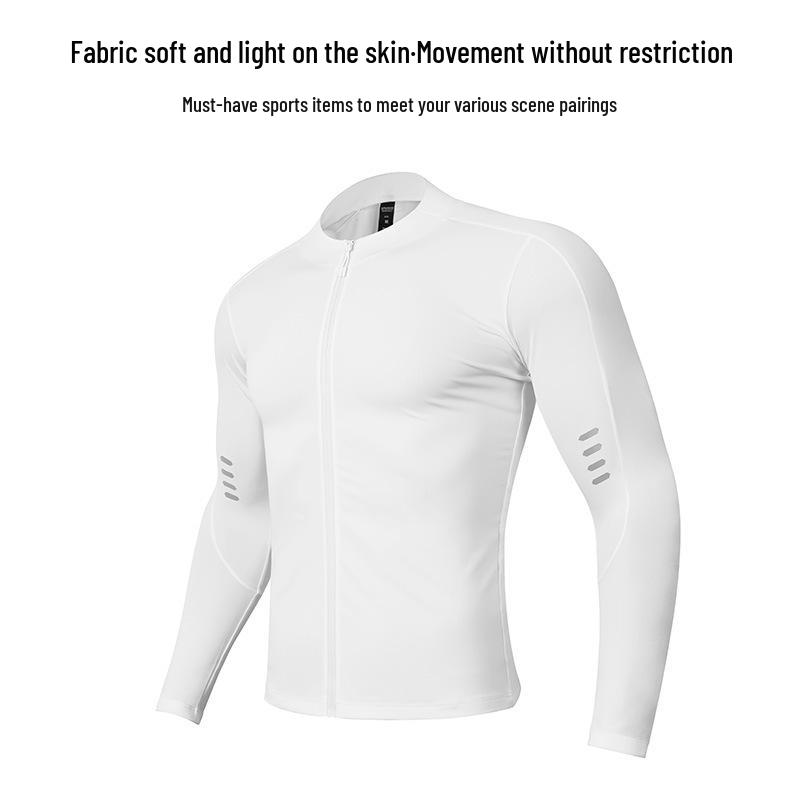 Men's Quick-Dry Long Sleeve Cycling Jersey & Running Suit
