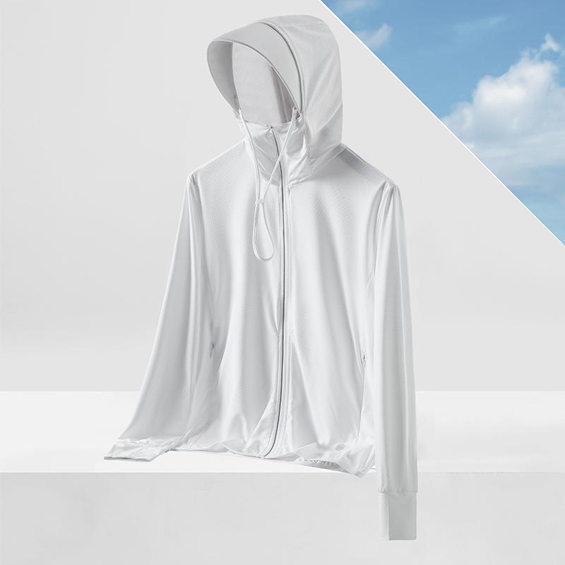 UPF50+ Women's Ice Silk Sun Protection Clothing with Large Brim - Breathable and UV Protective 