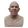 Gammal Mans Mask för Vuxna Realistisk Latex Äldre Människa Huvudtäckning med Livslika Rynkor för Halloween Maskerad Cosplay Kostymrekvisita