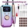 Rechargeable Electric Nail Polishing Grinder LED Display Nail Grinder  Nail Tools