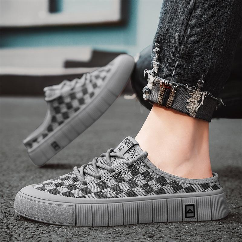 Slippers Casual Sneaker Loafers Fabric Wear-resistant Sports and Leisure Soft and Comfortable Round Toe Wear-resistant Low-top