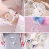 18/50pcs Acrylic Random Color Decorative Beads Colorful Sandwich Rough Ball Beads DIY Bracelet Necklace Earrings Keychain Foot Chain