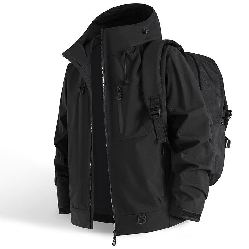 2025 Men's High-End Hooded Windproof Winter Mountaineering Jacket