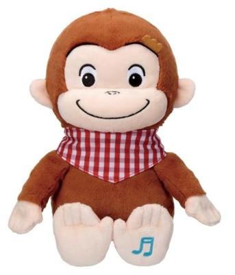 Iwaya Sing, Talk, and Dress Up Let's Live Together Curious George ST Mark Toy for Ages 3 and Up, 3252-2