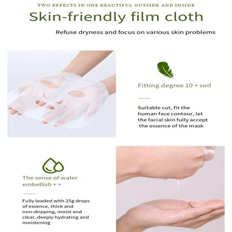 Bioaqua Arbutyna Nawilżająca maska z wodorostów Przepuszczalność wilgoci Wybielająca przeciwzmarszczkowa maska esencjalna