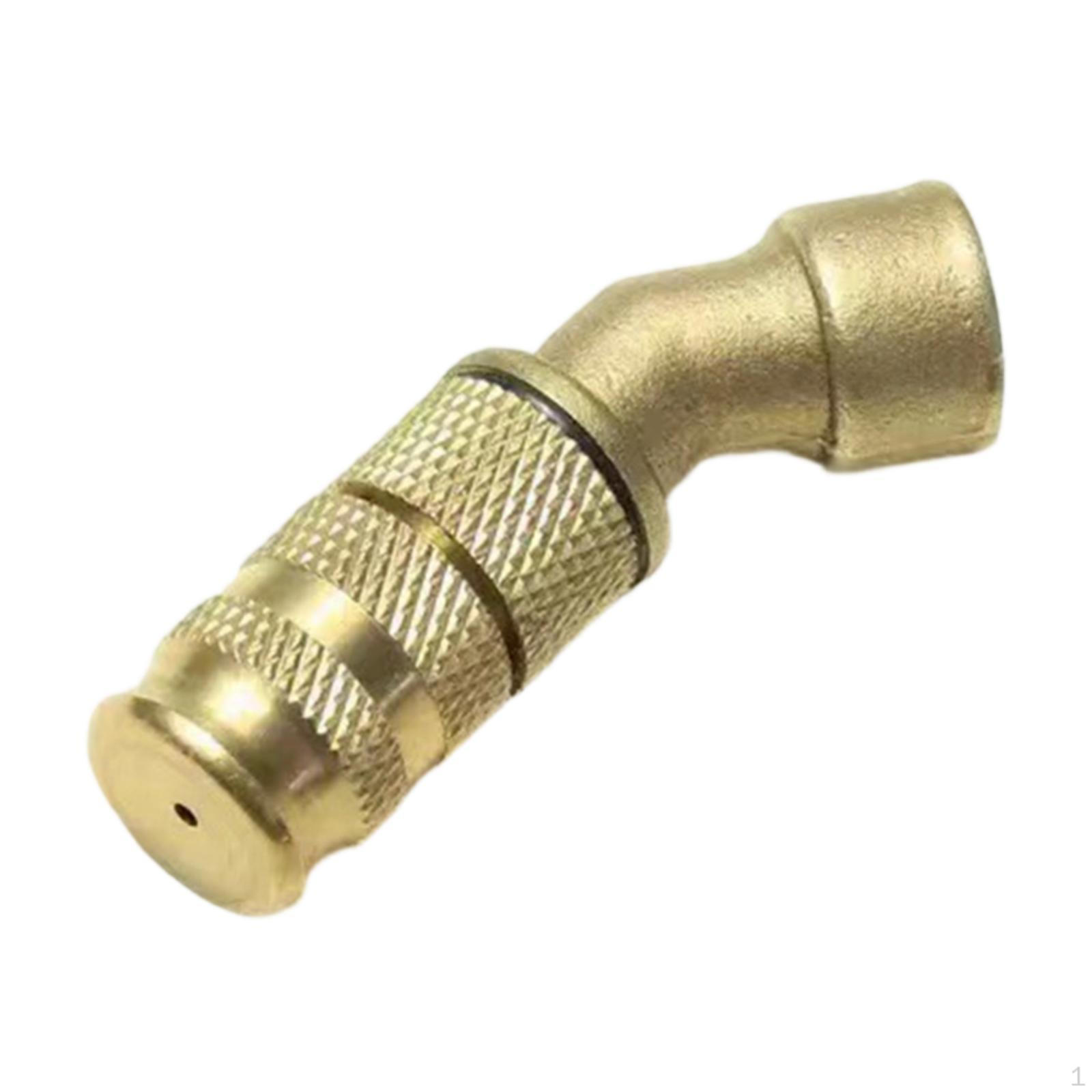 

Sprayer Nozzle Atomization Accessory Brass Sprinkler Gold for Lawn Greenhouse Vegetables