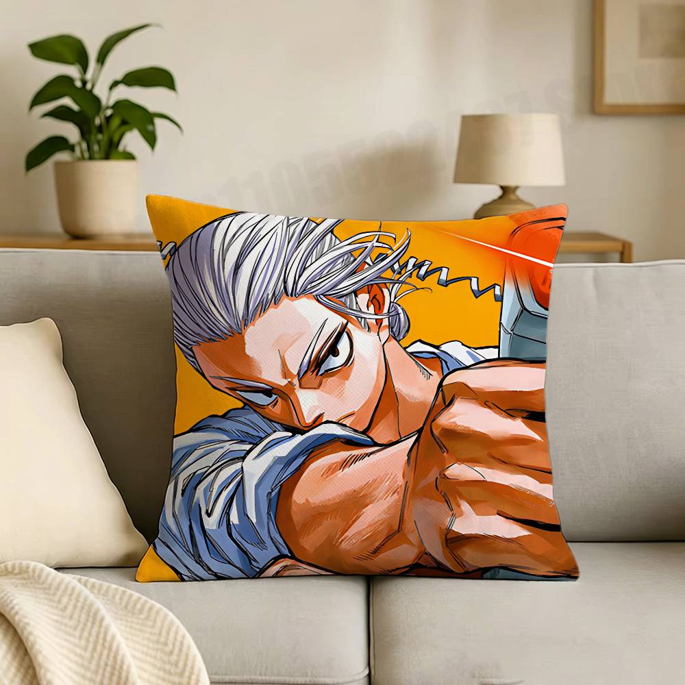 SSakamoto DDays Anime Cartoon Printing Pillowcase Customized Pillow Cover for Sofa Home Decor