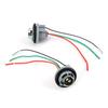 1157 Socket Connector, BAY15D/1157 Iron Core Lamp Holder Adapter Base Socket Connector Harness Plug Brake/Stop/Turn Signal Light