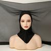Ramadan Instant Hijab Set Long Neck Cap With Chiffon Scarf Solid Bonnet Hat And Scarf Combo Muslim Woman Hijab Shawl Wrap Turban